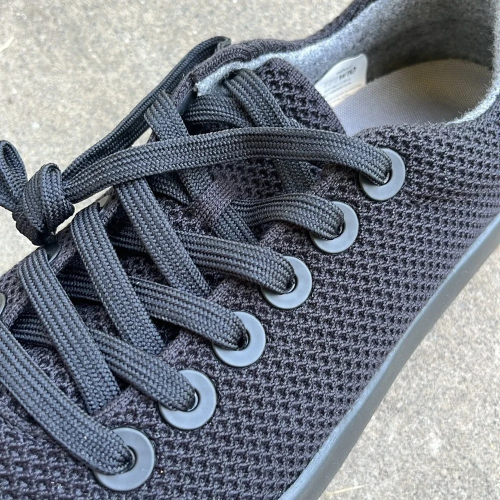 ALLBIRDS Tree Piper Sneakers in Black NWOB Size 10